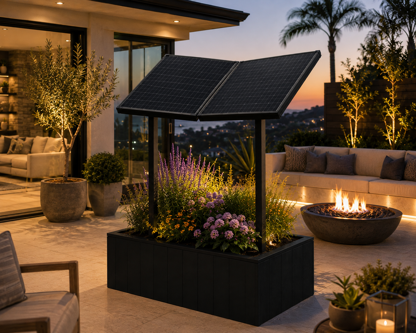 Solar Garden from showroom to home